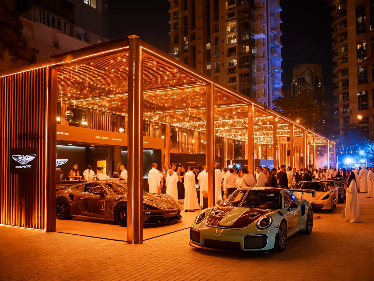 Car event sponsorship Dubai brand activation DVIBES