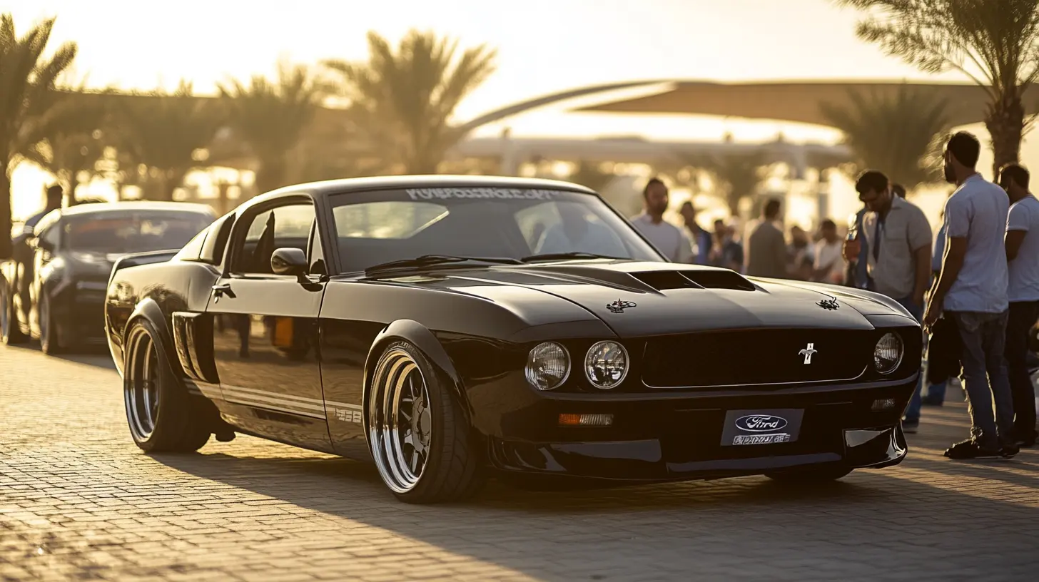 Car meets Dubai — DVIBES classic Mustang community event Dubai
